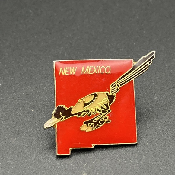 Other - New Mexico State Outline Roadrunner United‎ States Of America Lapel Hat Pin